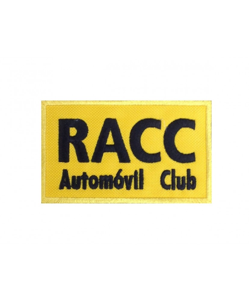 0862 Patch emblema bordado 10x6 RACC AUTOMOVÍL CLUB