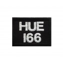1957 Parche emblema bordado 6X4 HUE 166 LAND ROVER 1º PLACA