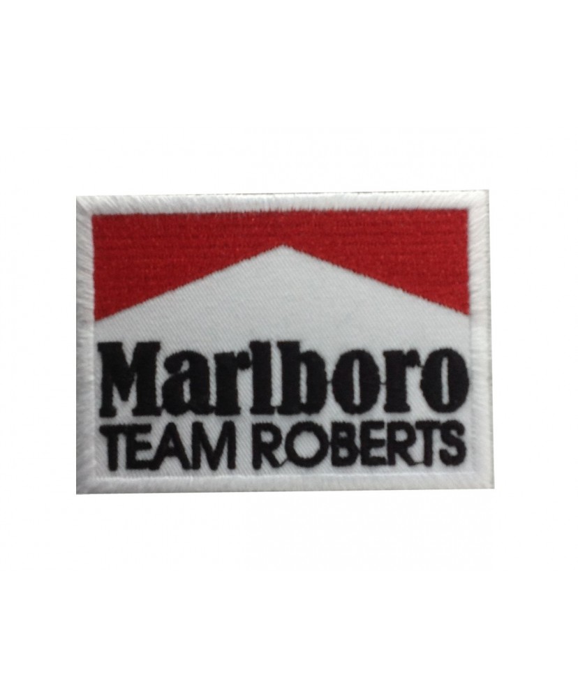1961 Parche emblema bordado 8x6 MARLBORO TEAM ROBERTS
