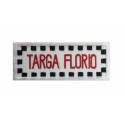 1972 Parche emblema bordado 10x4 TARGA FLORIO ITALIA