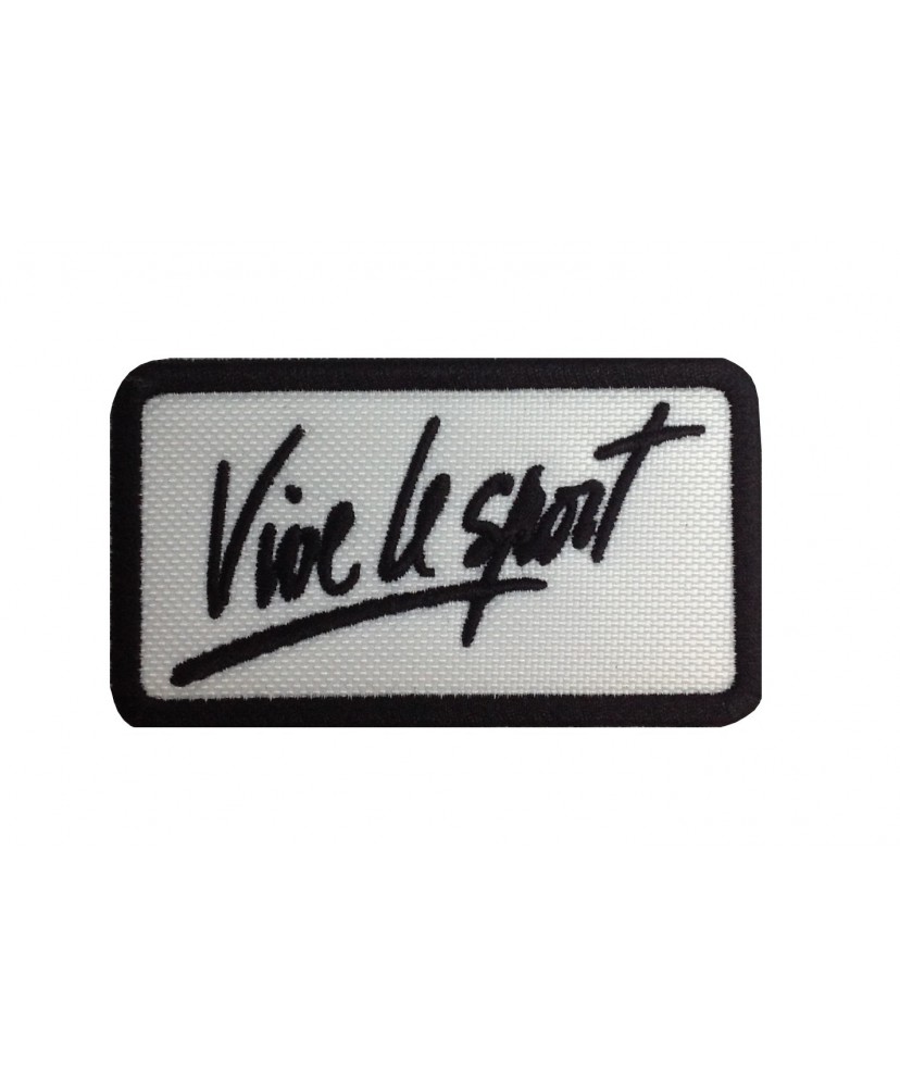 1975 Embroidered patch 8X5 VIVE LE SPORT RENAULT