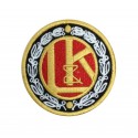 1979 Patch emblema bordado 7x7 LAURIN & KLEMENT PRE SKODA 1895-1925
