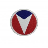 1981 Embroidered patch 6X6 TEAM VAILLANTE - MICHEL VAILLANT