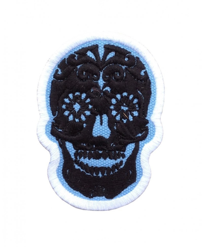 1982 Embroidered patch 7x5 SUGAR SKULL