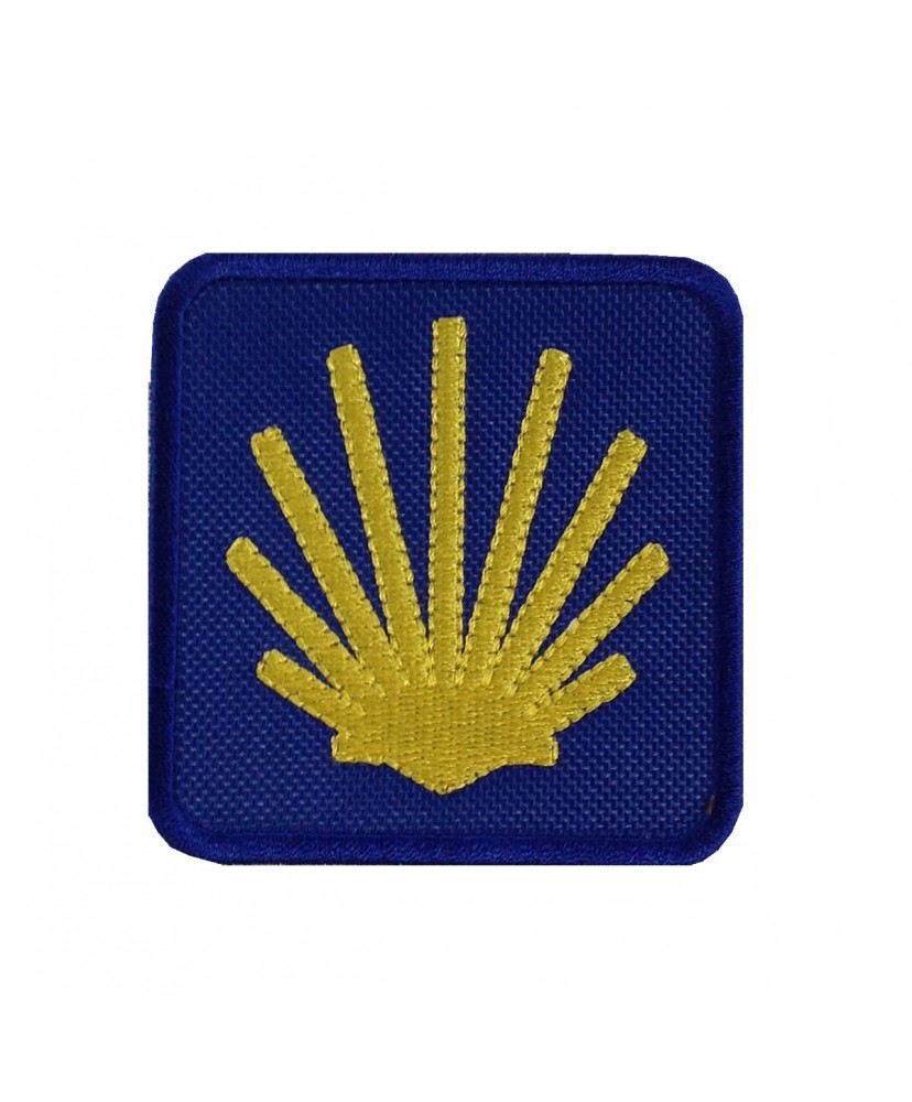 1985 Patch emblema bordado 7x7 CAMINHO DE SANTIAGO DE COMPOSTELA