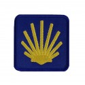 1985 Parche emblema bordado 7x7 CAMINO DE SANTIAGO DE COMPOSTELA
