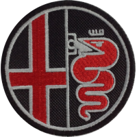 2000 Parche emblema bordado 7x7 ALFA ROMEO