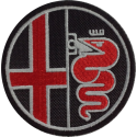 2000 Patch emblema bordado 7x7 ALFA ROMEO
