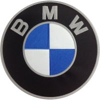 2004 Patch emblema bordado 22X22 BMW