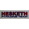 2012 Embroidered patch 11X3 HESKETH