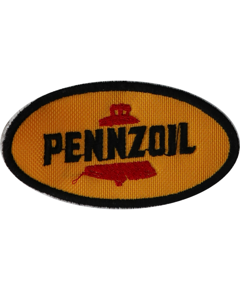 2022 Patch emblema bordado 9x5 PENNZOIL