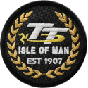 2034 Embroidered patch 7x7 TT ISLE OF MAN