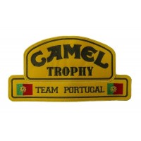Patch écusson brodé 26x14 Camel Trophy Team Portugal