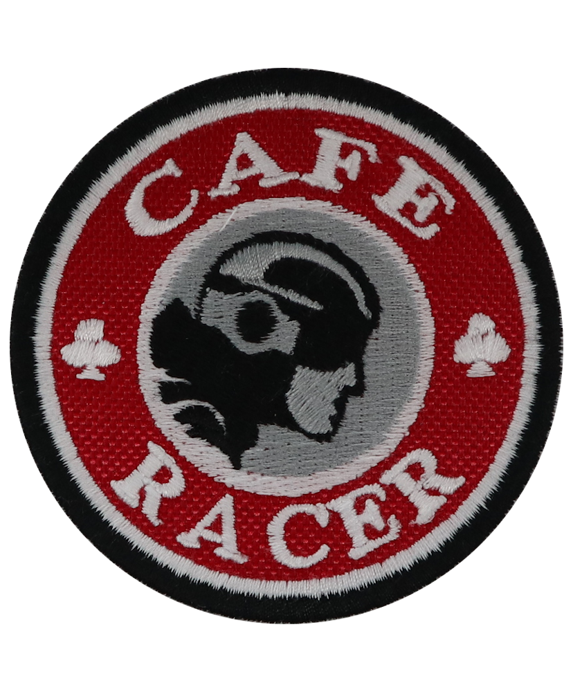 2043 Embroidered patch 7x7 CAFE RACER