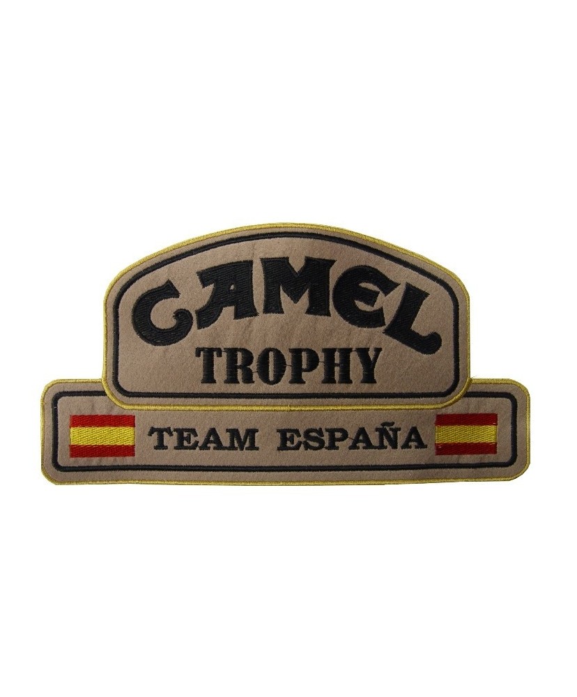 Embroidered patch 26x14 Camel Trophy Team Spain