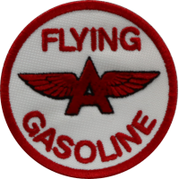 2052 Embroidered patch 7x7 FLYING GASOLINE