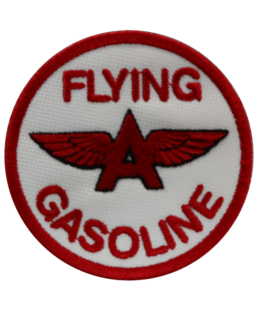 2052 Embroidered patch 7x7 FLYING GASOLINE