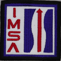2057 Parche emblema bordado 6x6 IMSA