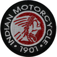 2058 Embroidered patch 7x7 INDIAN MOTORCYCLE