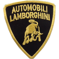 2062 Parche emblema bordado 9X8 LAMBORGHINI