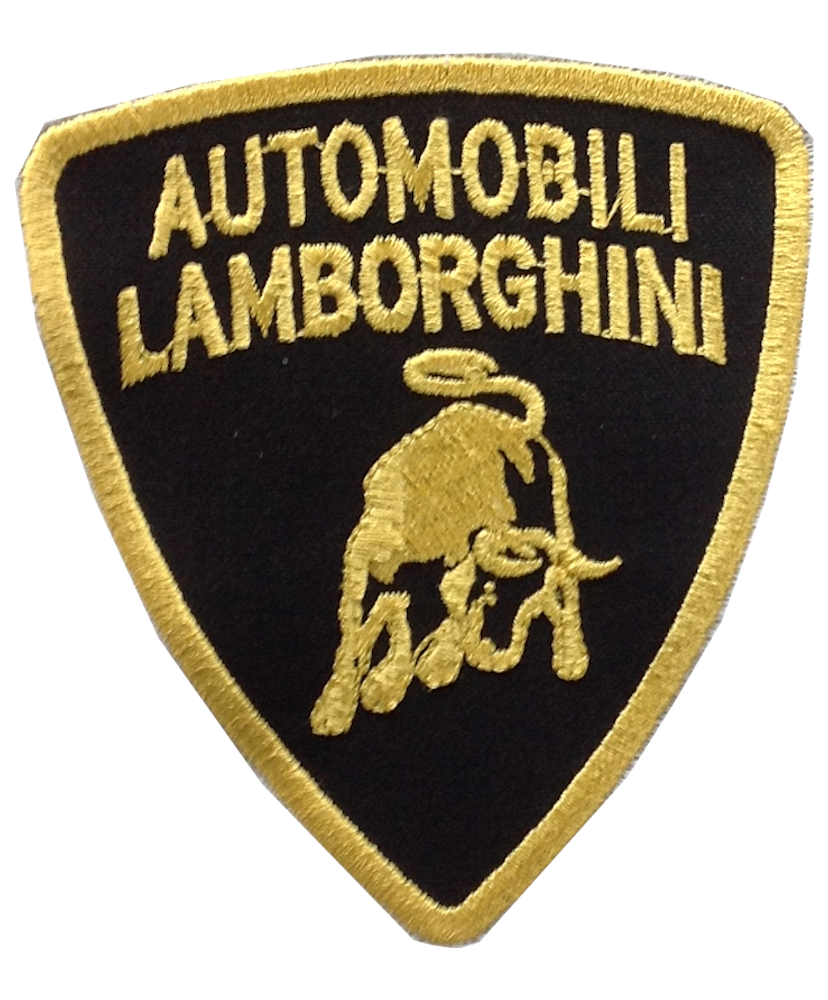 2062 Parche emblema bordado 9X8 LAMBORGHINI