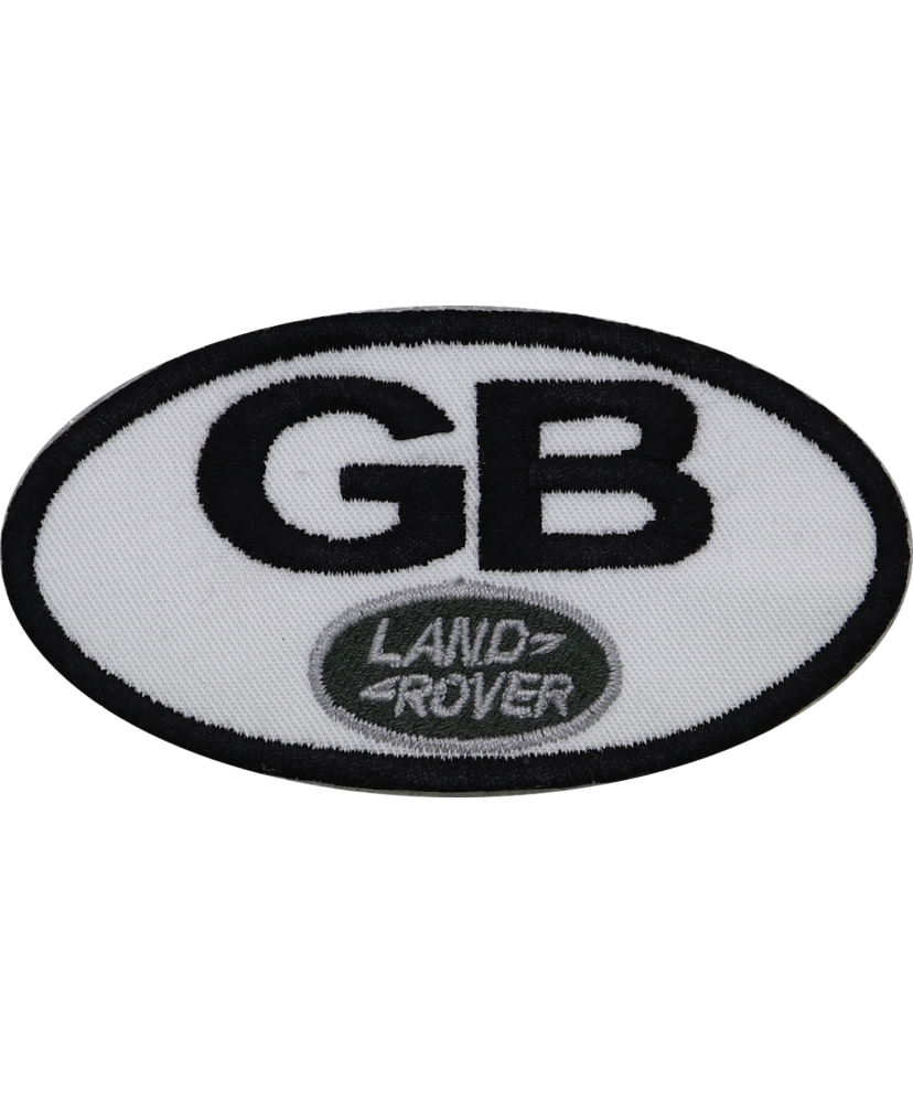 2063 Embroidered patch 9X5 LAND ROVER GB