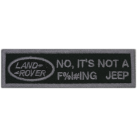2064 Embroidered patch 11X3 NOT A FREAKING JEEP