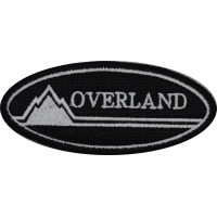 2065 Embroidered patch 10X4 LAND ROVER OVERLAND