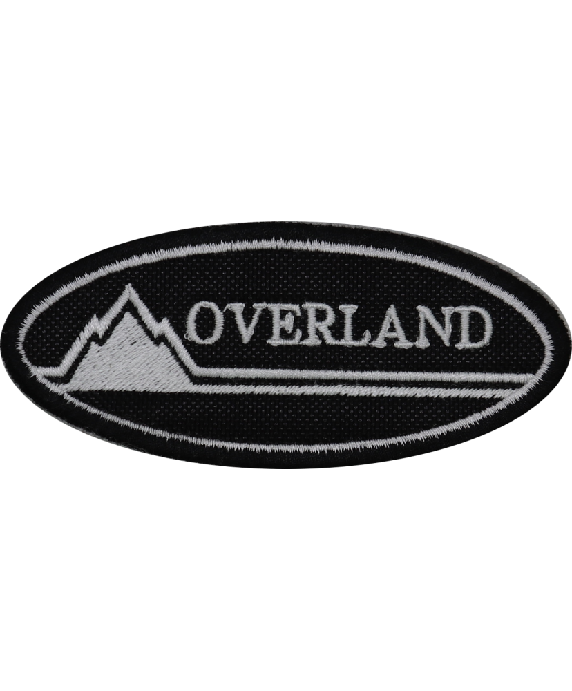 2065 Parche emblema bordado 10X4 LAND ROVER OVERLAND