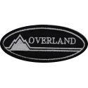 2065 Parche emblema bordado 10X4 LAND ROVER OVERLAND