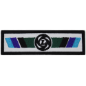 2067 Patch emblema bordado 11X3 LEYLAND