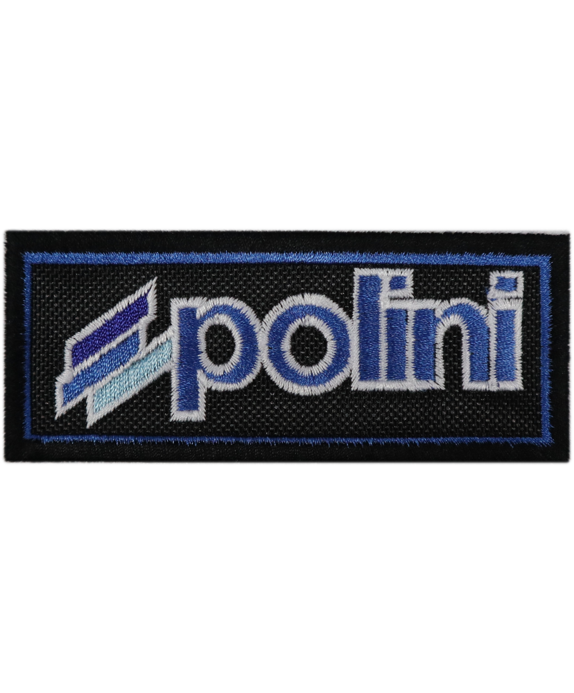 2074 Embroidered patch 10x4 POLINI
