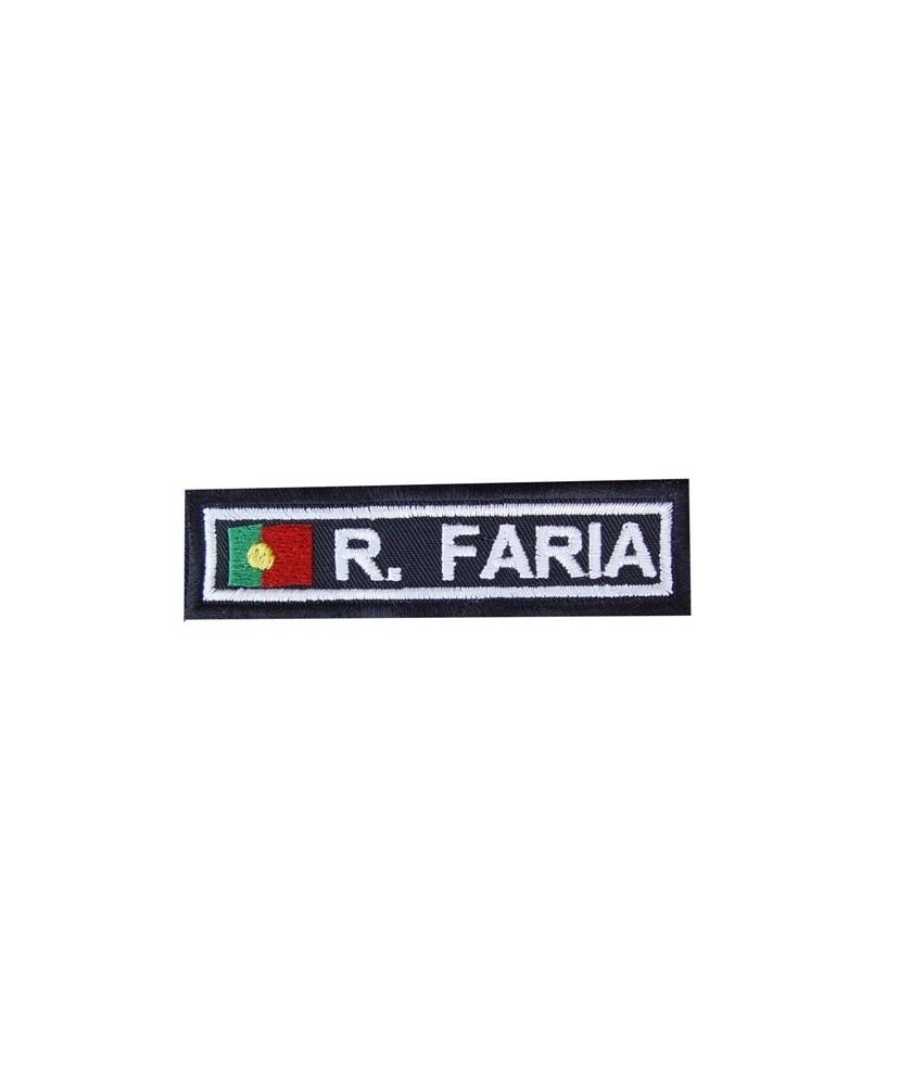 Patch emblema bordado 8X2.3 RUBEN FARIA PORTUGAL