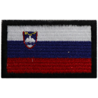 2082 Parche emblema bordado 6x3,7 SERBIA