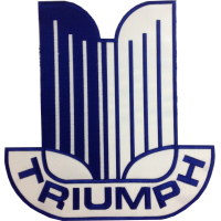 2083 Embroidered patch 28x27 TRIUMPH