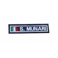 Embroidered patch 10X2.3 SANDRO MUNARI ITALY