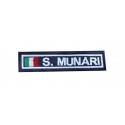 Patch emblema bordado 10X2.3 SANDRO MUNARI ITALIA
