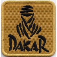 0877 Parche emblema bordado 7x7 Camel Paris DAKAR