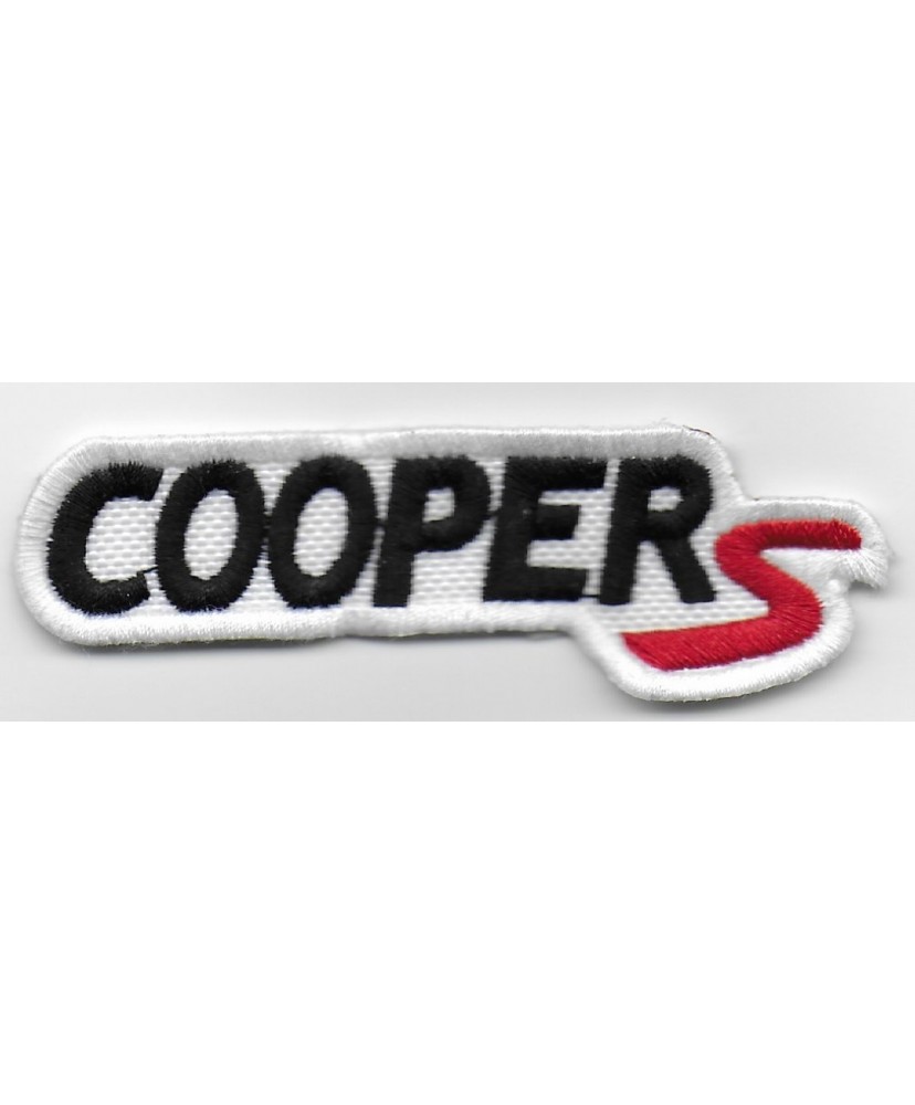 Embroidered patch 9X3 MINI COOPER S