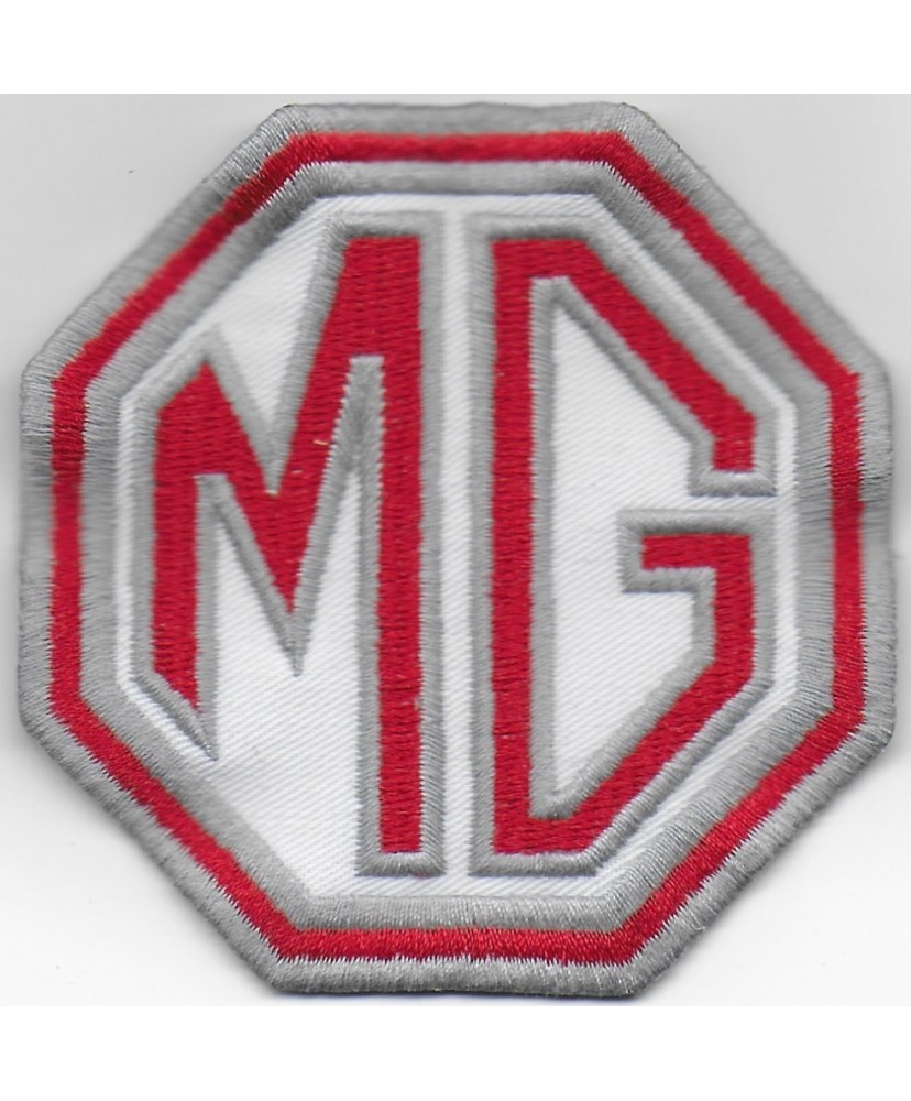 0452 Embroidered patch 8x8 MG MOTOR MORRIS GARAGES