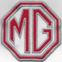 0452 Embroidered patch 8x8 MG MOTOR MORRIS GARAGES