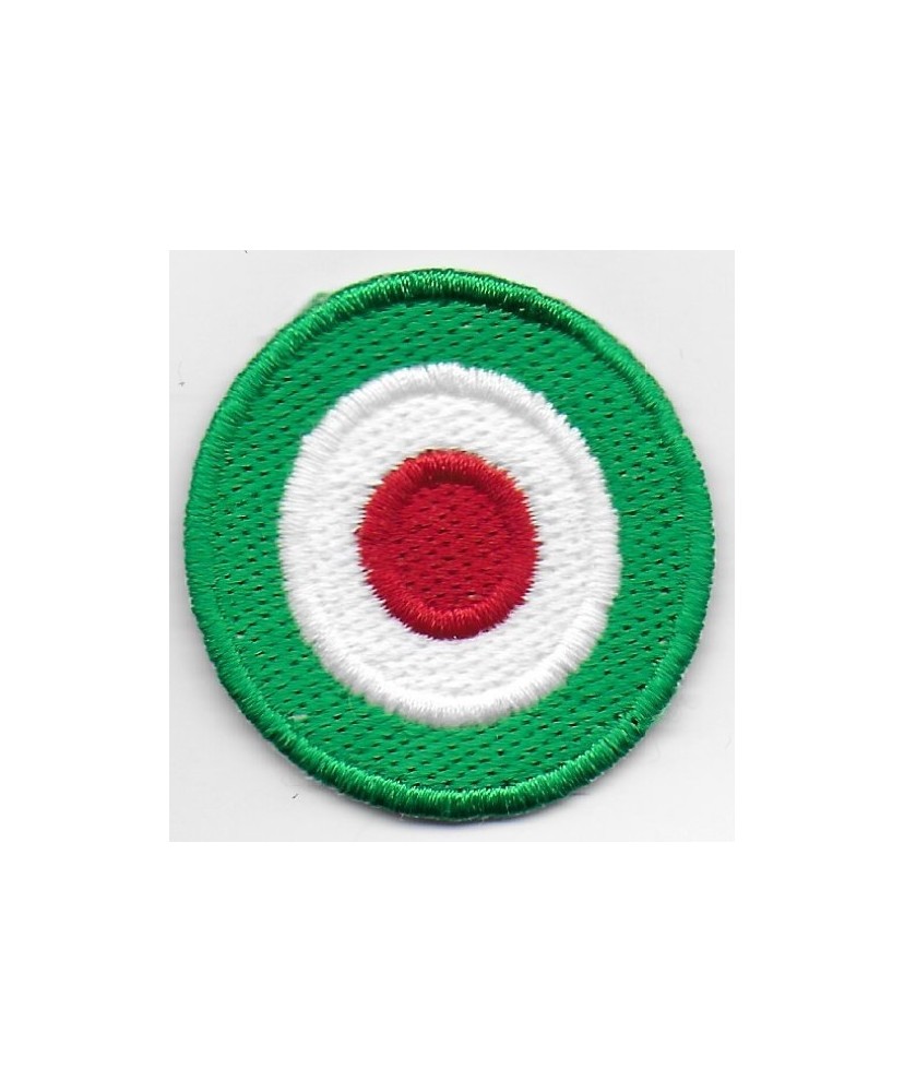 0179 Patch emblema bordado 4x4 bandeira Italia Vespa