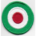 0179 Embroidered patch 4x4 Italy flag Vespa