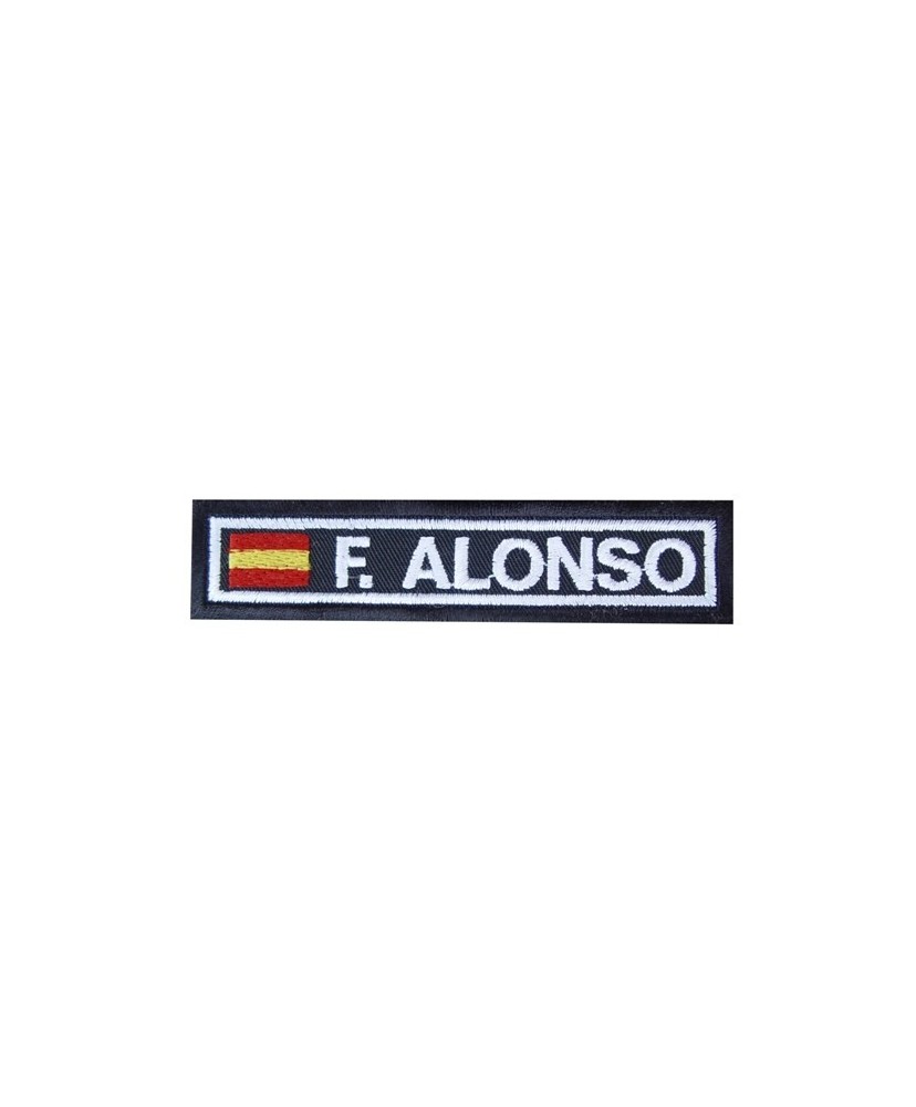 Patch emblema bordado 10X2.3 FERNANDO ALONSO ESPANHA