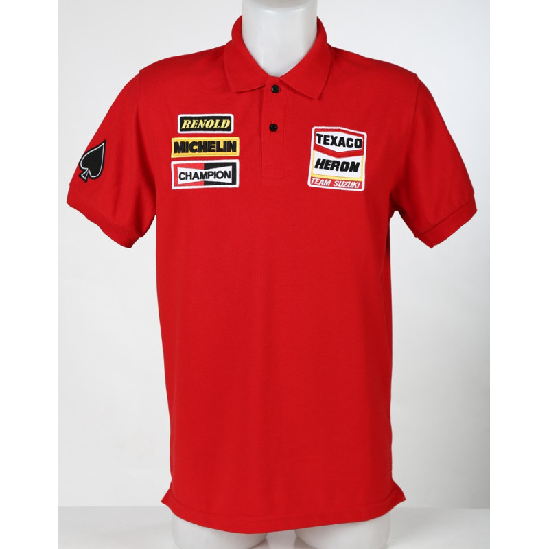 1616 polo BARRY SHEENE 7 TEAM HERON SUZUKI Premium Quality