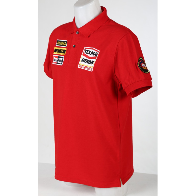 1616 polo BARRY SHEENE 7 TEAM HERON SUZUKI Premium Quality