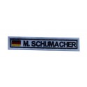 Patch emblema bordado 12X2.3 MICHAEL SCHUMACHER ALEMANHA