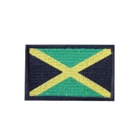 Patch emblema bordado 6X3,7 bandeira JAMAICA