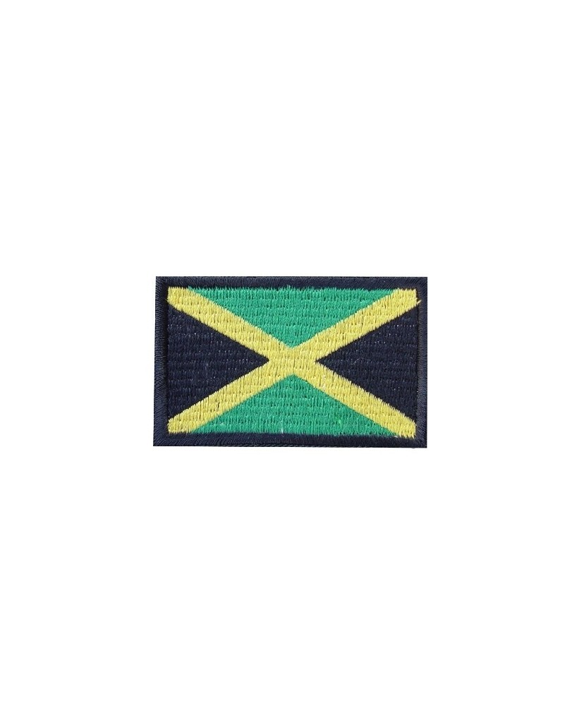 Patch écusson brodé 6x3,7 drapeau JAMAIQUE