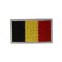 Embroidered patch 6X3,7 flag BELGIUM